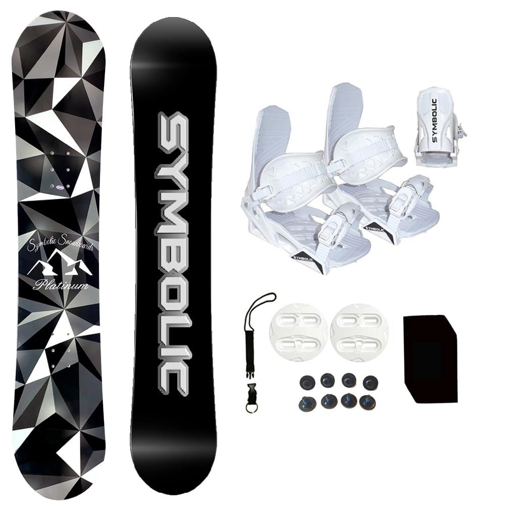 Amazon.co.jp: Symbolic 140-167cm 北極スノーボード+ホワイト